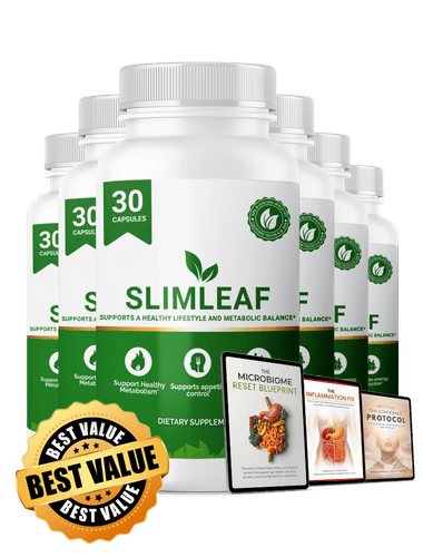 Slimleaf six bottle package with bonus guides